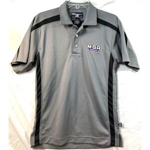 MGA‎ Knights Polo Golf Shirt Gray Mens XS Middle Georgia State University